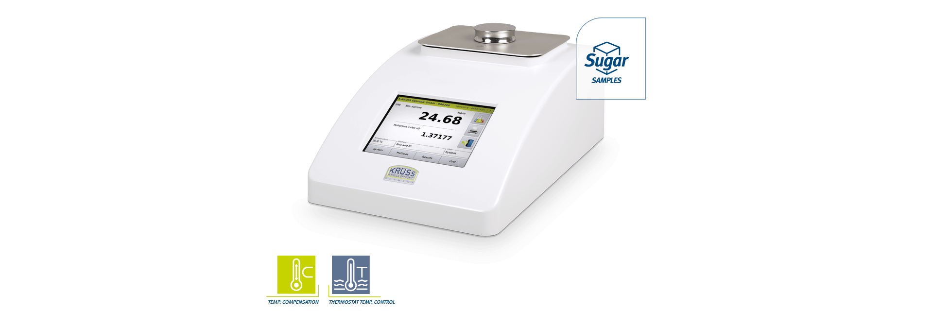 Refractómetro DR6300 - con control de temperatura de muestra PELTIER