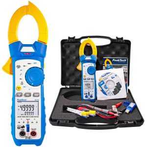 PeakTech P 1670 Pinza Corriente TrueRMS 50000 cnt 1000A AC/DC BT