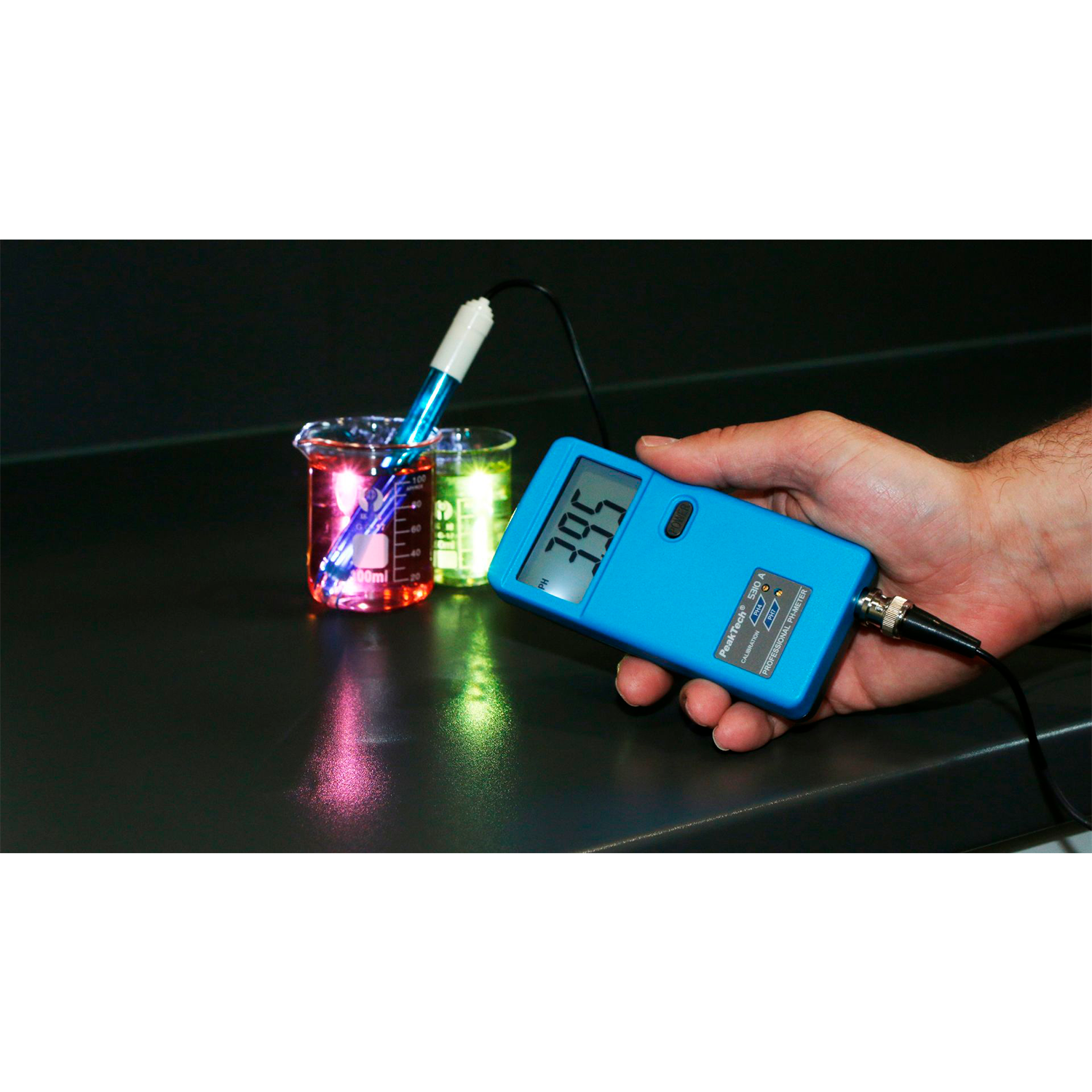 PeakTech P 5310 A Probador de PH con sonda de cable - Image 4