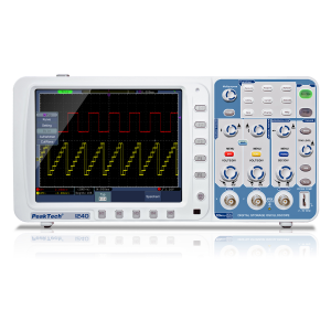 PeakTech P 1240 Osciloscopio Almacenaje Digital 60MHz/2CH 500MSa/s