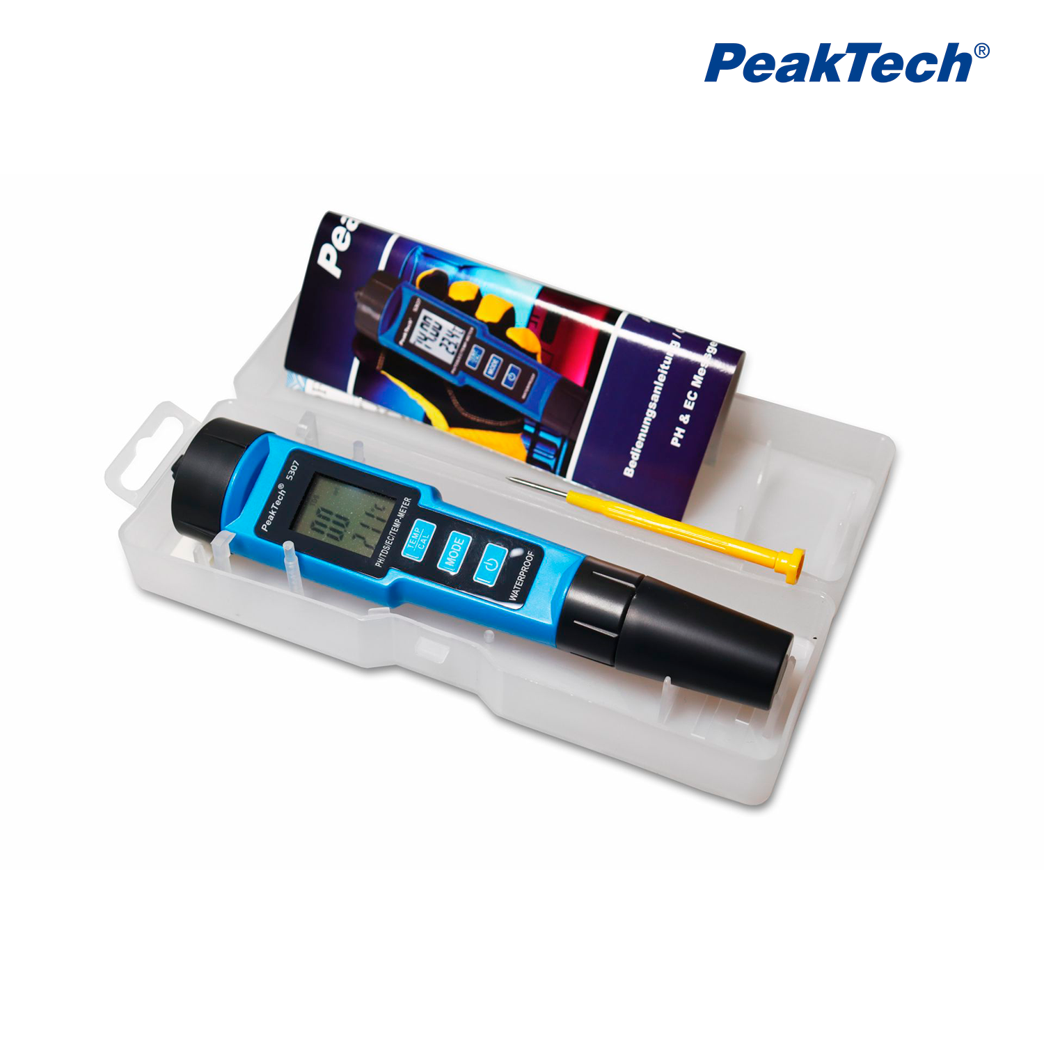 PeakTech P 5307 Medidor de PH 4 en 1 PH/EC/TDS/TEMP - Image 3