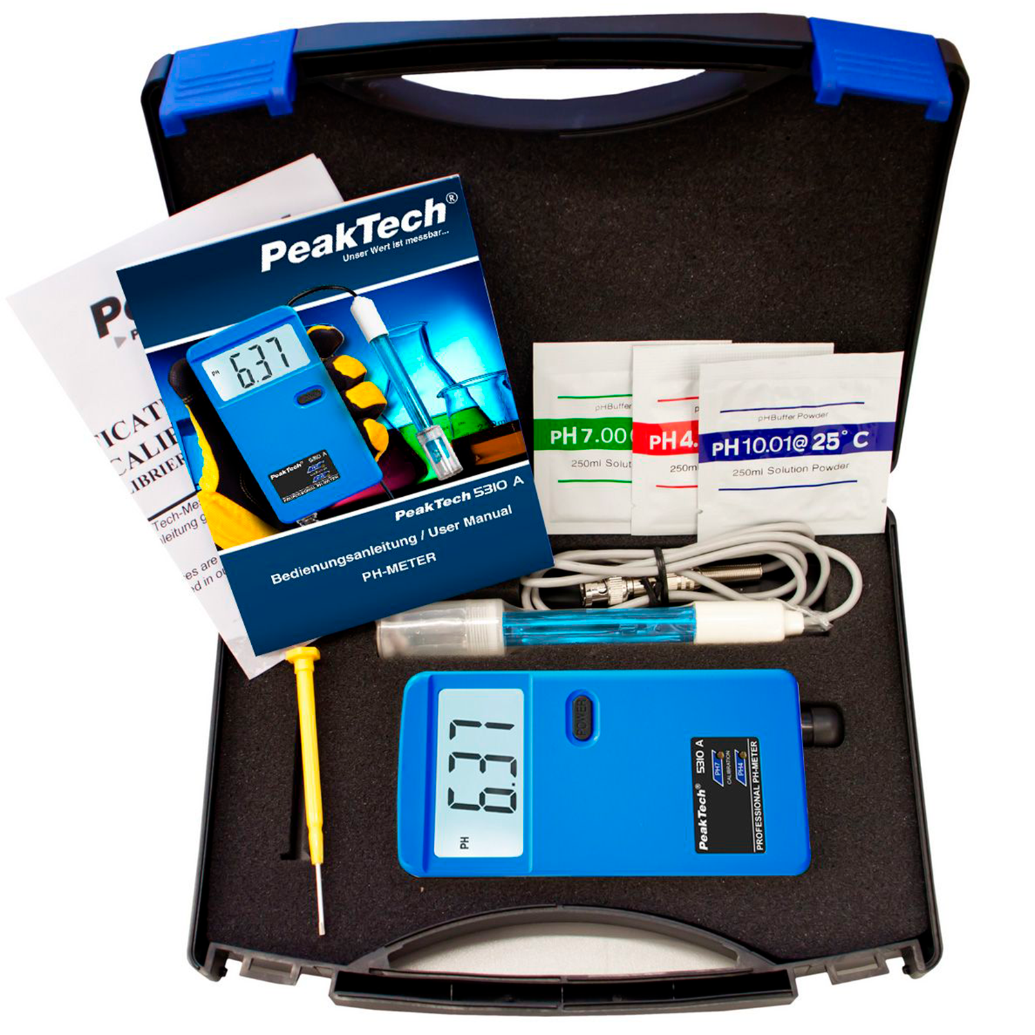 PeakTech P 5310 A Probador de PH con sonda de cable - Image 2