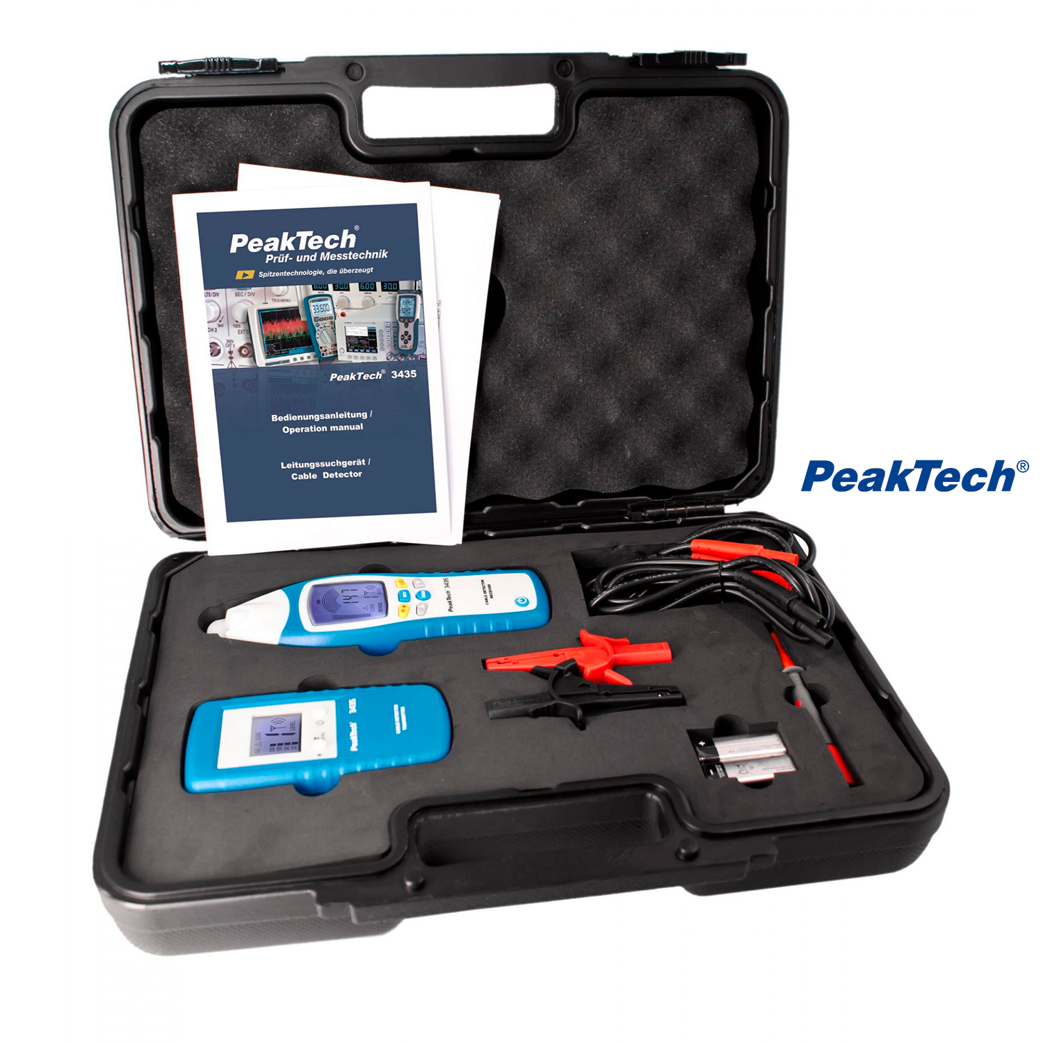 PeakTech® P 3435 Detector de Cables - Emisor y Receptor - Image 2