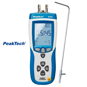 PeakTech P 5145 Medidor Profesional Presión-Diferencia Flujo Aire