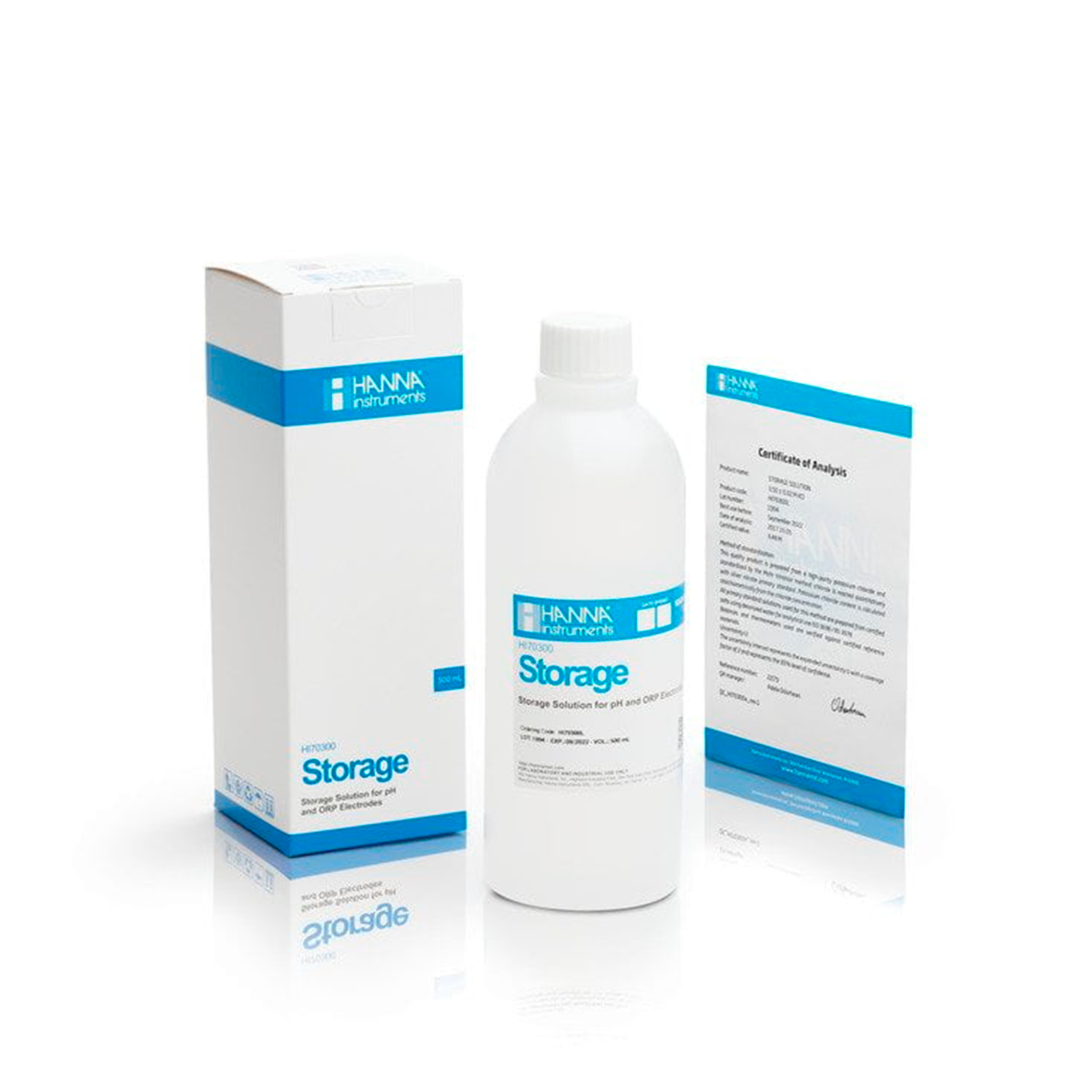 HANNA Instruments HI70300L - Solución de almacenamiento para electrodo de pH (500mL)