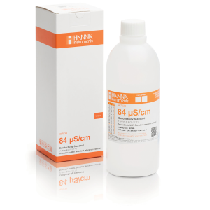 HANNA Instruments HI7033L - Solución de calibración de CE de 84 µS/cm valor " 25°C,frasco de 500 mL
