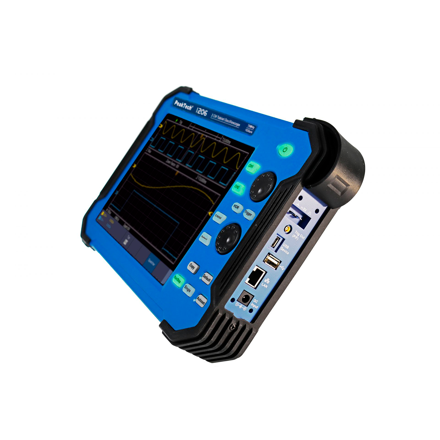 PeakTech P 1206 70 MHz / 2 CH, 1 GS/s Osciloscopio tablet - Image 2