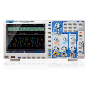 PeakTech P 1363 Osciloscopio Pantalla Táctil 2ch 300MH/z 2.5GS/s