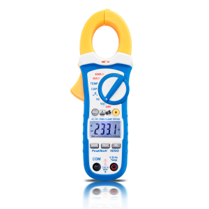 PeakTech P 1650 Medidor de Pinza TrueRMS, 4000 cuentas 400A AC/DC