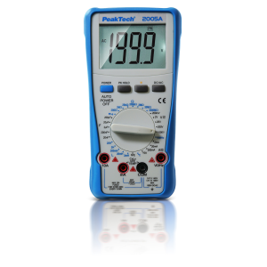 PeakTech P 2005 A 1000V Multímetro Digital 2000 counts, 10A AC/DC
