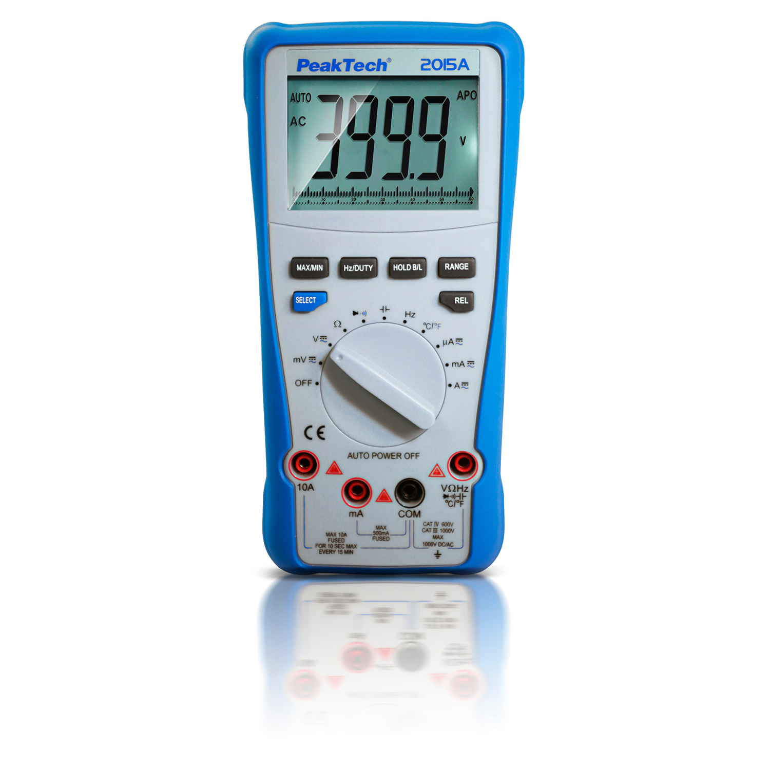 PeakTech P 2015 A Multímetro digital 1000V TrueRMS 4.000 counts
