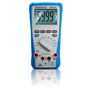 PeakTech P 2025 A Multímetro digital TrueRMS ~ 6.000 Counts ~ 1000V AC/DC ~ 10A AC/DC ~ USB