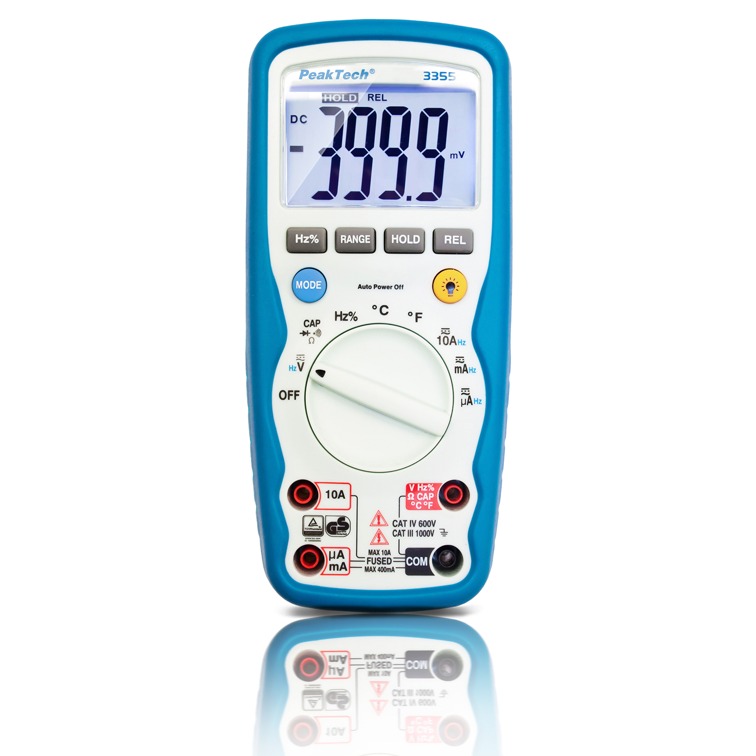 PeakTech P 3355 Multímetro Digital 4000 cuentas IP67