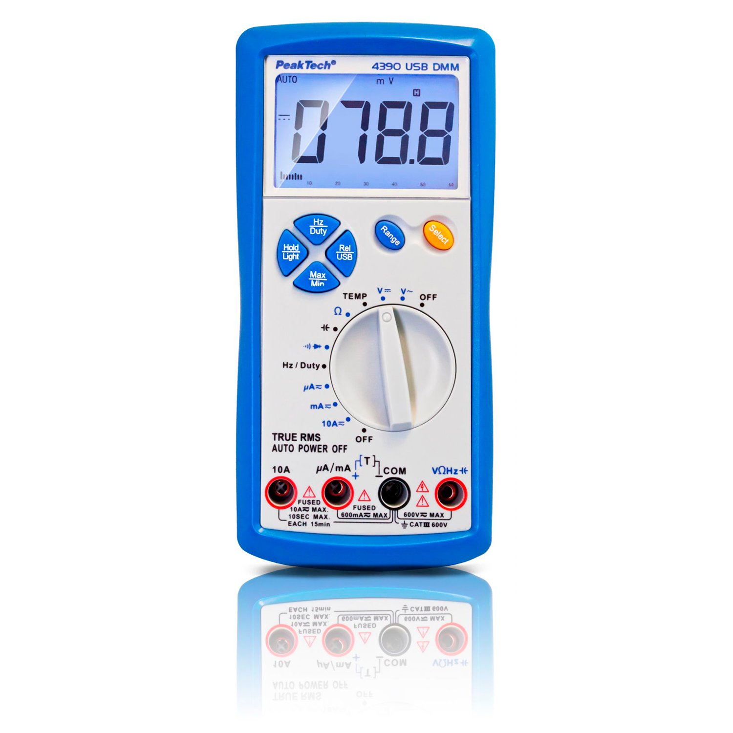 PeakTech P 4390 Multímetro Digital, 6000 Counts, TrueRMS