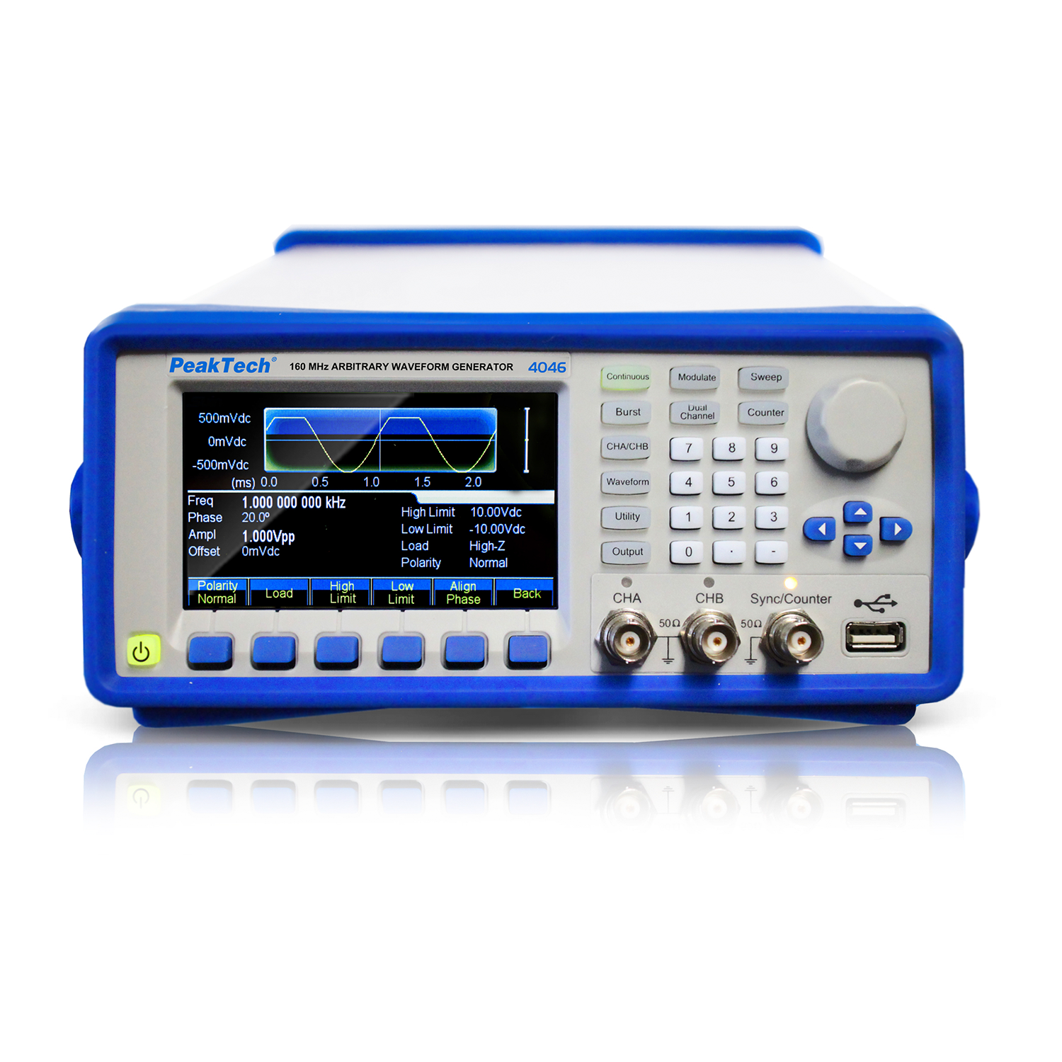 PeakTech P 4046 Generador Arbitrario de Funciones