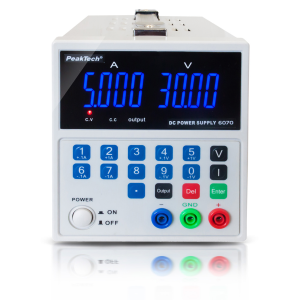 PeakTech P 6070 Fuente de Alimentación Digital de Laboratorio, USB