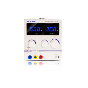 PeakTech P 6140 Fuente de Alimentación Digital, 0-30 V/0-5 A DC