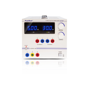 PeakTech P 6150 Fuente de Alimentación con tomas fijas/ajustables